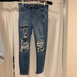 American eagle ripped jeans